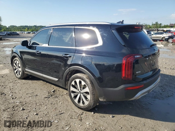 2021 Kia Telluride S with VIN 5XYP6DHC5MG108911, listed as a Copart auction lot 56204825 with 62,699 mi miles and Salvage title. Bid and sale history available at DreamBid. Image 2.