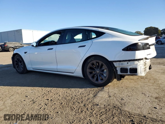 2017 Tesla Model S 100D with VIN 5YJSA1E23HF226178, listed as a Copart auction lot 88478225 with 54,411 mi miles and Salvage Title. Bid and sale history available at carsss.com. Image 2.