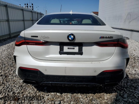 2021 BMW 4 Series M440i xDrive with VIN WBA13AR00MCF97899, listed as a Copart auction lot 50577695 with 23,817 mi miles and Clean Title. Bid and sale history available at DreamBid. Image 6.