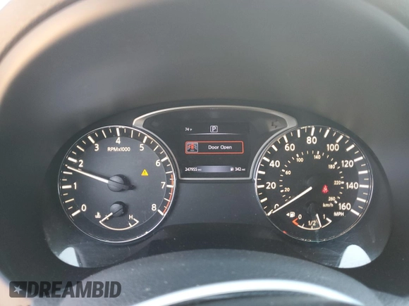 2016 Nissan Altima SR with VIN 1N4AL3AP4GC203318, listed as a Copart auction lot 52206965 with 247,955 mi miles and Salvage Title. Bid and sale history available at DreamBid. Image 9.
