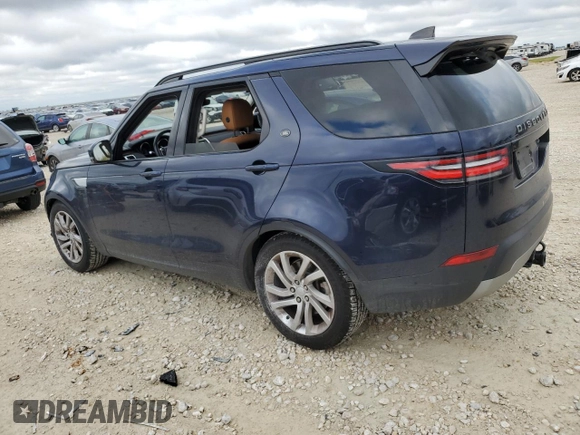 2017 Land Rover Discovery HSE with VIN SALRRBBV9HA021333, listed as a Copart auction lot 70351064 with 50,846 mi miles and Salvage Title. Bid and sale history available at carsss.com. Image 2.