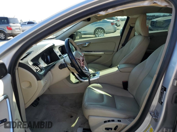 2015 Volvo S60 T5 Drive-E Premier with VIN YV140MFK7F2355479, listed as a Copart auction lot 39203714 with 106,920 mi miles. Bid and sale history available at carsss.com. Image 7.