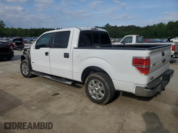 2014 Ford F-150 XL with VIN 1FTFW1CT0EKF35426, listed as a Copart auction lot 54832165 with 96,961 mi miles and Salvage title. Bid and sale history available at DreamBid. Image 2.