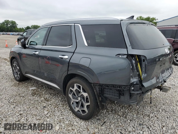 2022 Hyundai Palisade Calligraphy z VIN KM8R7DHE4NU353914, wystawiony jako Copart lot #58190955 z przebiegiem 57 583 mil mil oraz Szkoda całkowita • Salvage title. Historia ofert i sprzedaży dostępna na DreamBid. Obrazek 2.