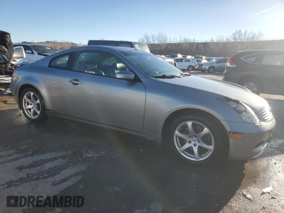 2006 Infiniti G35 Coupe with VIN JNKCV54E36M719373, listed as a Copart auction lot 82469214 with 0 mi miles and Salvage Title. Bid and sale history available at carsss.com. Image 4.