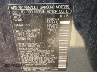 2016 Nissan Rogue SV with VIN KNMAT2MT1GP622345, listed as a Copart auction lot 50337225 with 115,457 mi miles and Salvage Title. Bid and sale history available at carsss.com. Image 16.