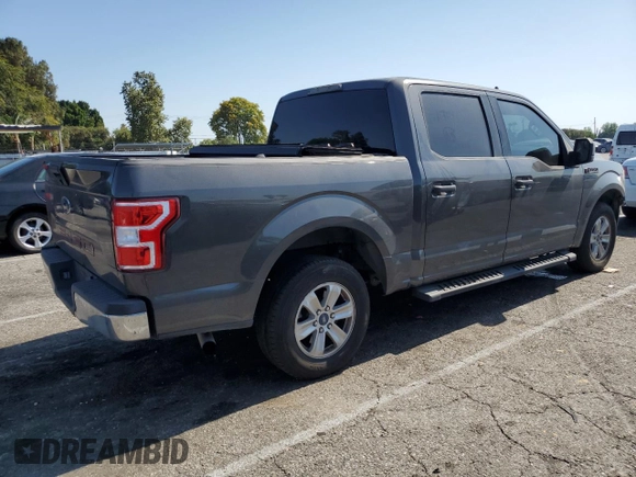 2020 Ford F-150 XL with VIN 1FTEW1C50LKD28240, listed as a Copart auction lot 62553355 with 88,508 mi miles and Salvage title. Bid and sale history available at DreamBid. Image 3.