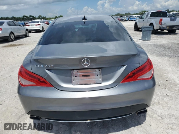 2014 Mercedes-Benz CLA 250 with VIN WDDSJ4EB2EN043469, listed as a Copart auction lot 63766465 with Not provided miles and Salvage title. Bid and sale history available at DreamBid. Image 6.