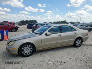 2003 Mercedes-Benz S 430 with VIN WDBNG70J43A330417, listed as a Copart auction lot 62063285 with 139,760 mi miles and Clean title. Bid and sale history available at DreamBid. Image 1.
