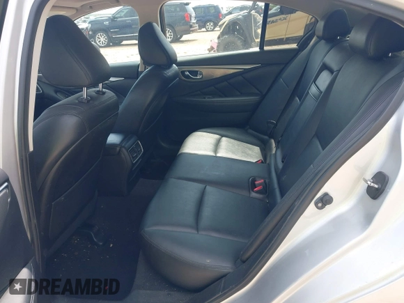 2015 Infiniti Q50 Premium with VIN JN1BV7AP0FM342504, listed as a IAAI auction lot 42127971 with 266,794 mi miles. Bid and sale history available at carsss.com. Image 8.