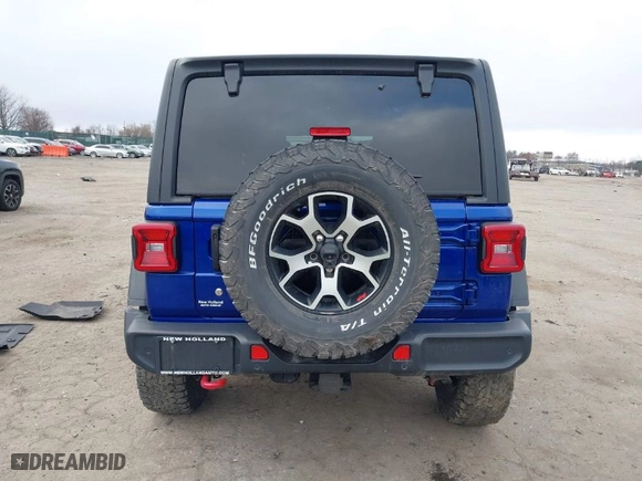 2020 Jeep Wrangler Unlimited Rubicon with VIN 1C4HJXFG9LW107191, listed as a IAAI auction lot 41840012 with 41,888 mi miles. Bid and sale history available at carsss.com. Image 15.