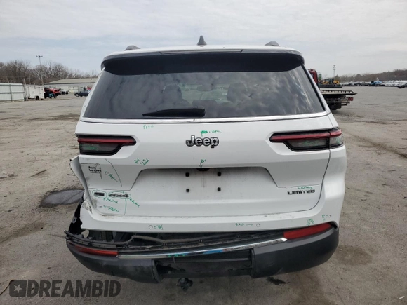2021 Jeep Grand Cherokee Limited with VIN 1C4RJKBG5M8158853, listed as a Copart auction lot 51204005 with 26,280 mi miles and Salvage Title. Bid and sale history available at DreamBid. Image 6.