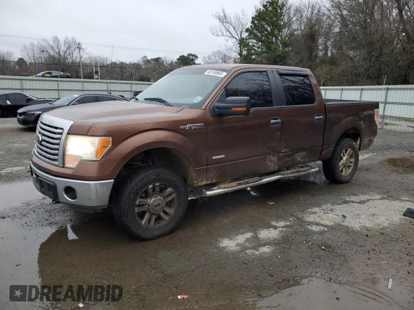 2011 Ford F-150 XLT with VIN 1FTFW1ET0BFB29339, listed as a Copart auction lot 45749965 with 277,547 mi miles and Salvage Title. Bid and sale history available at carsss.com. Image 1.
