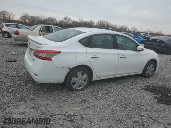 2014 Nissan Sentra SV with VIN 3N1AB7AP6EY255481, listed as a Copart auction lot 89181725 with 206,869 mi miles and Salvage Title. Bid and sale history available at DreamBid. Image 3.