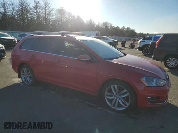 2017 Volkswagen Golf SportWagen SE with VIN 3VWC17AU1HM506589, listed as a Copart auction lot 85667904 with 100,970 mi miles and Salvage Title. Bid and sale history available at carsss.com. Image 4.