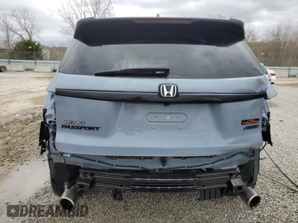 2022 Honda Passport TrailSport z VIN 5FNYF8H62NB017724, wystawiony jako Copart lot #49666975 z przebiegiem 45 245 mil mil oraz Szkoda całkowita • Salvage title. Historia ofert i sprzedaży dostępna na DreamBid. Obrazek 6.