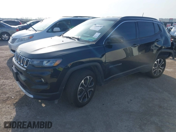 2024 Jeep Compass Limited with VIN 3C4NJDCN3RT579440, listed as a IAAI auction lot 41899578 with 36,289 mi miles and . Bid and sale history available at DreamBid. Image 17.