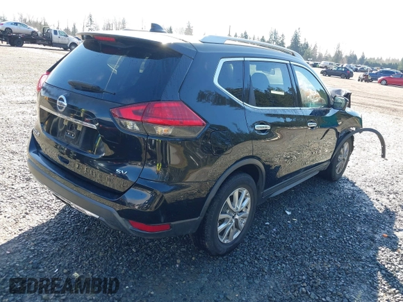 2017 Nissan Rogue SV with VIN KNMAT2MT4HP568220, listed as a IAAI auction lot 41883086 with 98,450 mi miles. Bid and sale history available at carsss.com. Image 4.