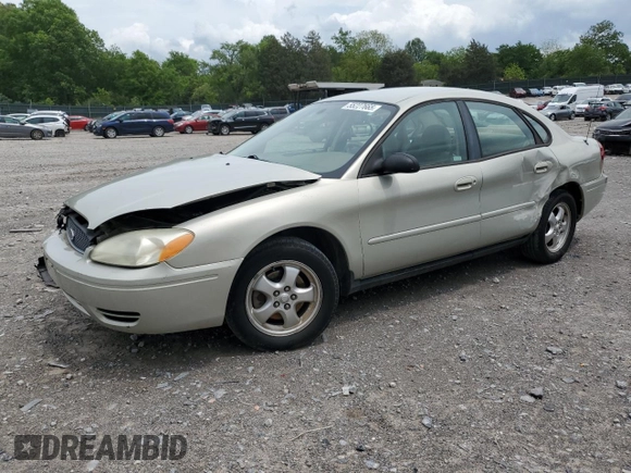 2006 Ford Taurus SE z VIN 1FAFP53U56A151555, wystawiony jako Copart lot #55227665 z przebiegiem 146 109 mil mil oraz Szkoda całkowita • Salvage title. Historia ofert i sprzedaży dostępna na DreamBid. Obrazek 1.