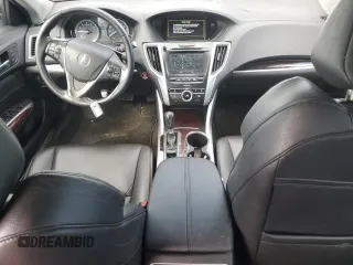2017 Acura TLX with VIN 19UUB1F32HA005839, listed as a Copart auction lot 50498705 with 50,660 mi miles and Salvage title. Bid and sale history available at DreamBid. Image 8.
