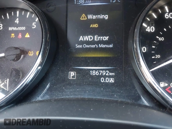 2016 Nissan Rogue SL with VIN 5N1AT2MV4GC893887, listed as a IAAI auction lot 40992682 with 186,792 mi miles and . Bid and sale history available at DreamBid. Image 16.