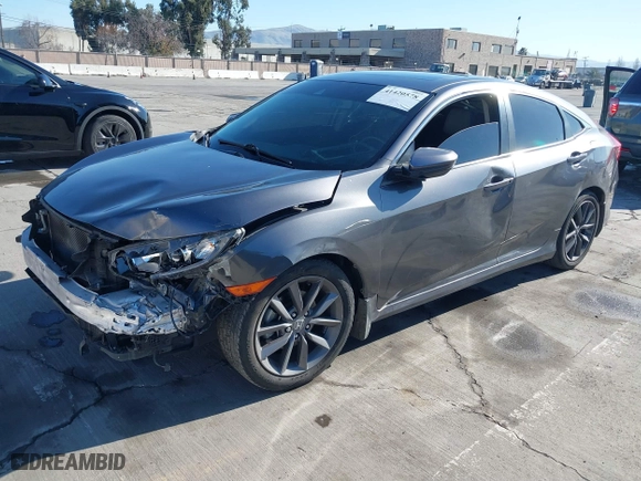 2019 Honda Civic Sedan EX-L with VIN 19XFC1F72KE215823, listed as a IAAI auction lot 41420578 with 136,208 mi miles. Bid and sale history available at carsss.com. Image 20.