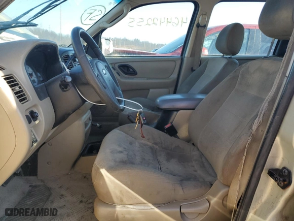 2003 Ford Escape XLS Popular with VIN 1FMYU02143KA40311, listed as a Copart auction lot 46442255 with 162,033 mi miles and Salvage Title. Bid and sale history available at carsss.com. Image 7.