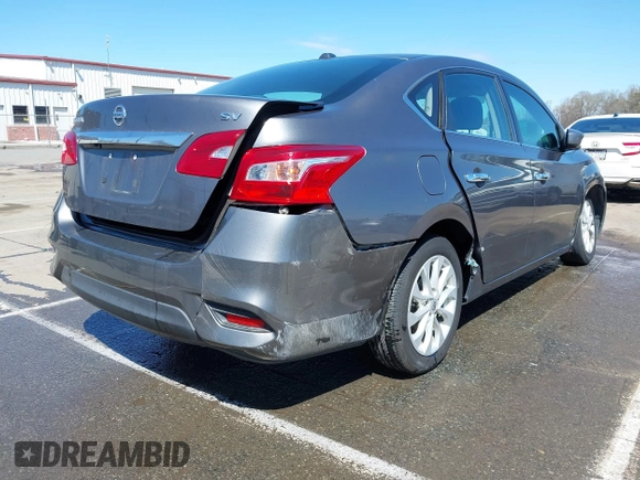 2019 Nissan Sentra SV with VIN 3N1AB7AP5KL615302, listed as a IAAI auction lot 41811468 with 114,548 mi miles and . Bid and sale history available at DreamBid. Image 4.