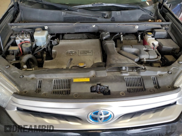 2012 Toyota Highlander Hybrid Limited with VIN JTEDC3EH3C2008879, listed as a Copart auction lot 52225555 with 0 mi miles and Salvage Title. Bid and sale history available at carsss.com. Image 12.