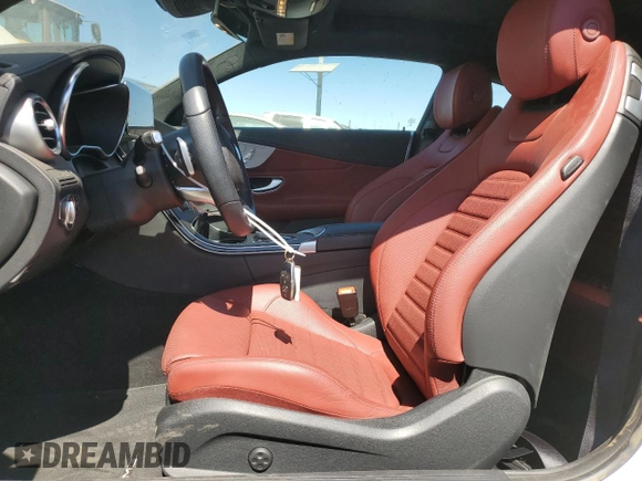 2023 Mercedes-Benz C 300 with VIN W1KWJ8DB8PG119472, listed as a Copart auction lot 69999694 with 14,954 mi miles and Salvage Title. Bid and sale history available at DreamBid. Image 7.