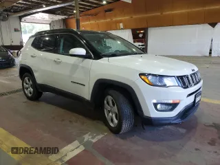 2020 Jeep Compass Latitude with VIN 3C4NJDBB8LT112495, listed as a Copart auction lot 60070765 with 63,055 mi miles and Salvage title. Bid and sale history available at DreamBid. Image 4.