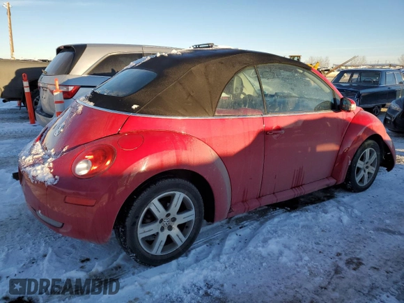 2006 Volkswagen Beetle with VIN 3VWRF21Y86M311491, listed as a Copart auction lot 87729475 with 158,535 mi miles and Non Repairable. Bid and sale history available at DreamBid. Image 3.