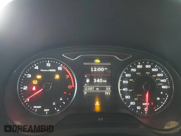 2016 Audi A3 2.0T Premium Plus with VIN WAUE8GFF9G1059956, listed as a Copart auction lot 52559565 with 111,657 mi miles and Salvage Title. Bid and sale history available at carsss.com. Image 9.