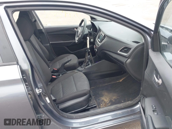 2020 Hyundai Accent SE with VIN 3KPC24A61LE096847, listed as a IAAI auction lot 41997351 with 48,214 mi miles. Bid and sale history available at carsss.com. Image 5.