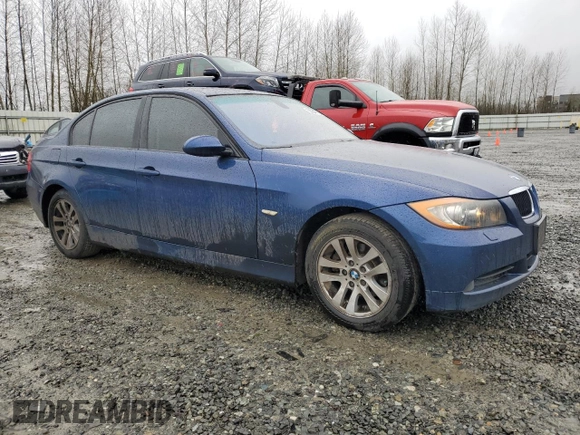 2006 BMW 3 Series 325xi with VIN WBAVD13526KV08214, listed as a Copart auction lot 50054715 with 162,946 mi miles and Salvage Title. Bid and sale history available at carsss.com. Image 4.
