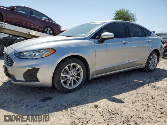 2020 Ford Fusion SE with VIN 3FA6P0HD7LR147679, listed as a Copart auction lot 52535335 with 85,893 mi miles and Salvage Title. Bid and sale history available at carsss.com. Image 1.
