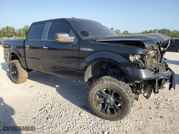 2014 Ford F-150 XL with VIN 1FTFW1EF1EKD04431, listed as a Copart auction lot 52195045 with 138,433 mi miles and Salvage Title. Bid and sale history available at carsss.com. Image 4.
