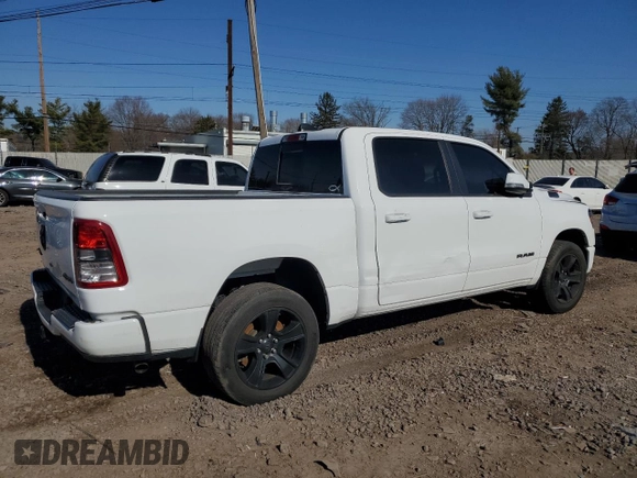 2020 Ram 1500 Big Horn with VIN 1C6RRFFG6LN342720, listed as a Copart auction lot 48371395 with Not provided miles and Salvage title. Bid and sale history available at DreamBid. Image 3.