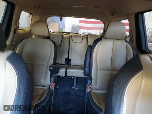 2015 Kia Sedona SX with VIN KNDMC5C14F6047550, listed as a Copart auction lot 46781034 with 136,018 mi miles and Salvage Title. Bid and sale history available at carsss.com. Image 10.