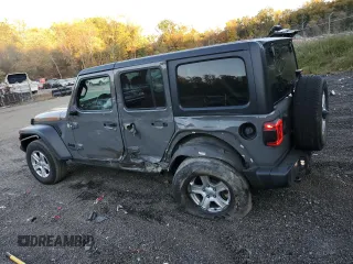 2021 Jeep Wrangler Unlimited Sport Altitude with VIN 1C4HJXDN8MW740980, listed as a Copart auction lot 77429934 with 71,961 mi miles and Salvage title. Bid and sale history available at DreamBid. Image 2.