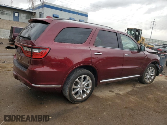 2017 Dodge Durango Citadel z VIN 1C4SDJET5HC903955, wystawiony jako Copart lot #87325694 z przebiegiem 140 852 mil mil oraz Szkoda całkowita • Salvage title. Historia ofert i sprzedaży dostępna na DreamBid. Obrazek 3.