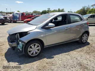 2012 Mazda Mazda2 Sport with VIN JM1DE1KY8C0141608, listed as a Copart auction lot 53427585 with 186,633 mi miles and Salvage Title. Bid and sale history available at carsss.com. Image 1.