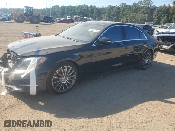 2016 Mercedes-Benz S 550 with VIN WDDUG8CB4GA234175, listed as a Copart auction lot 71807734 with 127,620 mi miles and Salvage Title. Bid and sale history available at carsss.com. Image 1.