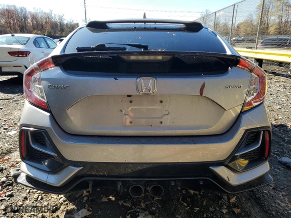 2021 Honda Civic Hatchback Sport with VIN SHHFK7H47MU217572, listed as a Copart auction lot 81582354 with NaN miles and Salvage Title. Bid and sale history available at carsss.com. Image 6.