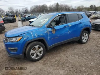 2018 Jeep Compass Latitude with VIN 3C4NJDBB9JT150296, listed as a Copart auction lot 51248845 with 44,565 mi miles and Salvage Title. Bid and sale history available at carsss.com. Image 1.