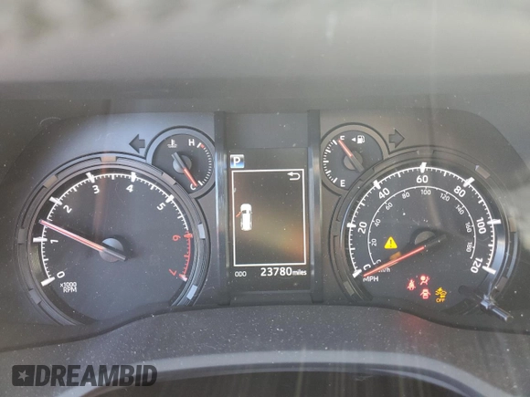 2024 Toyota 4Runner SR5 with VIN JTEMU5JR1R6237005, listed as a Copart auction lot 48474715 with 23,780 mi miles and Salvage title. Bid and sale history available at DreamBid. Image 9.