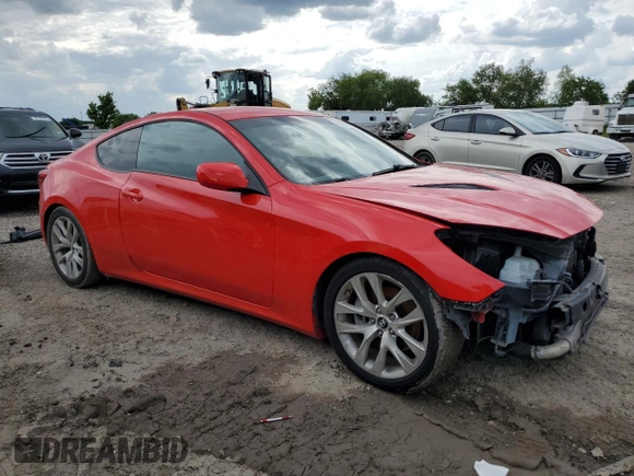 2013 Hyundai Genesis Coupe Premium z VIN KMHHT6KD3DU086928, wystawiony jako Copart lot #55731185 z przebiegiem 101 092 mil mil oraz Szkody całkowita. Historia ofert i sprzedaży dostępna na DreamBid. Obrazek 4.