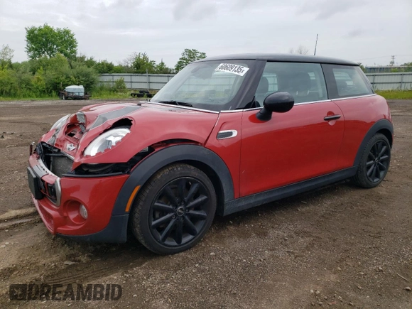 2016 MINI Hardtop S with VIN WMWXP7C57G3B33678, listed as a Copart auction lot 60609135 with 84,506 mi miles and Salvage title. Bid and sale history available at DreamBid. Image 1.