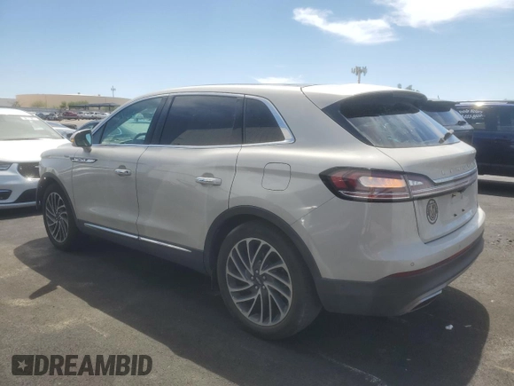 2019 Lincoln Nautilus Reserve z VIN 2LMPJ6LP8KBL14746, wystawiony jako Copart lot #60175275 z przebiegiem 96 405 mil mil oraz Szkoda całkowita • Salvage title. Historia ofert i sprzedaży dostępna na DreamBid. Obrazek 2.