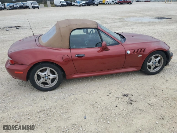 2000 BMW Z3 2.5L with VIN 4USCH9349YLG04632, listed as a Copart auction lot 75796274 with NaN miles and Salvage Title. Bid and sale history available at carsss.com. Image 3.